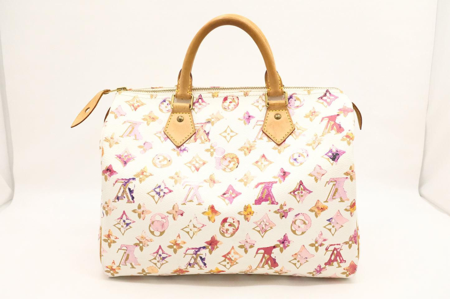 Louis Vuitton Speedy 30 in White Watercolor Monogram Canvas
