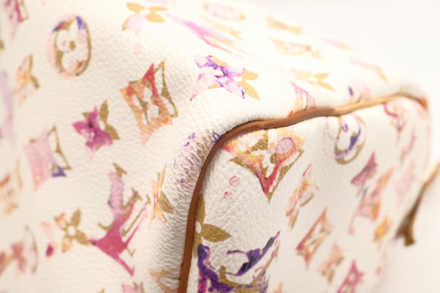 Louis Vuitton Speedy 30 in White Watercolor Monogram Canvas