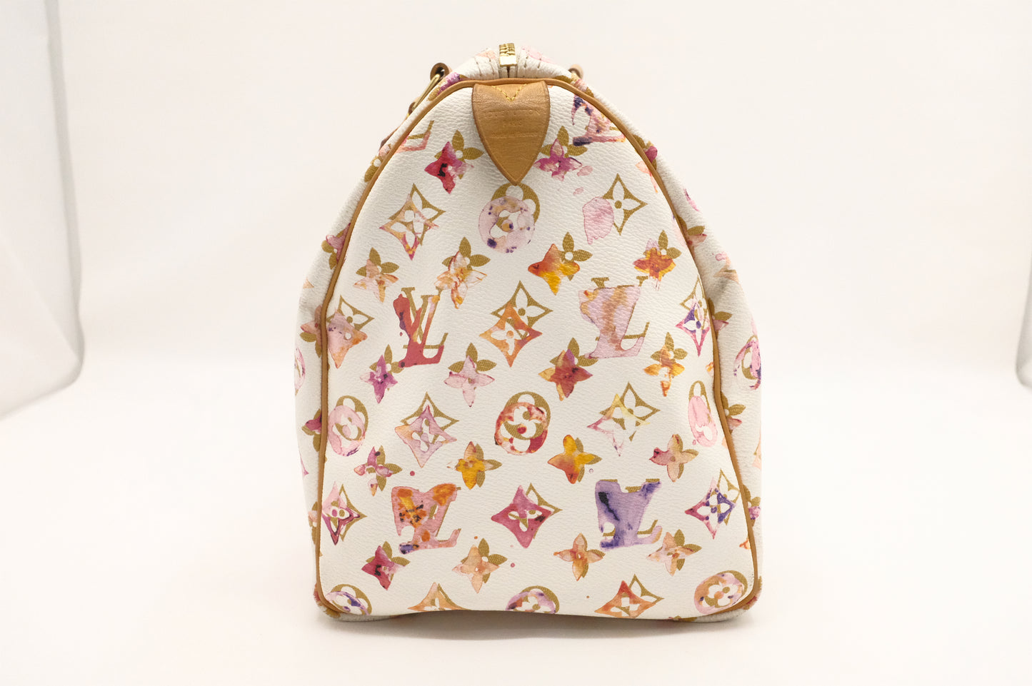 Louis Vuitton Speedy 35 in White Watercolor Monogram Canvas