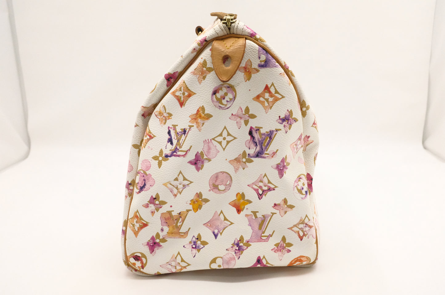 Louis Vuitton Speedy 35 in White Watercolor Monogram Canvas