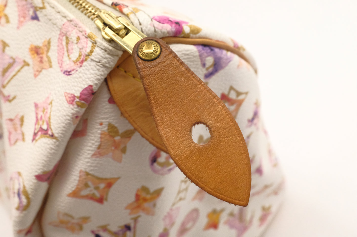 Louis Vuitton Speedy 35 in White Watercolor Monogram Canvas