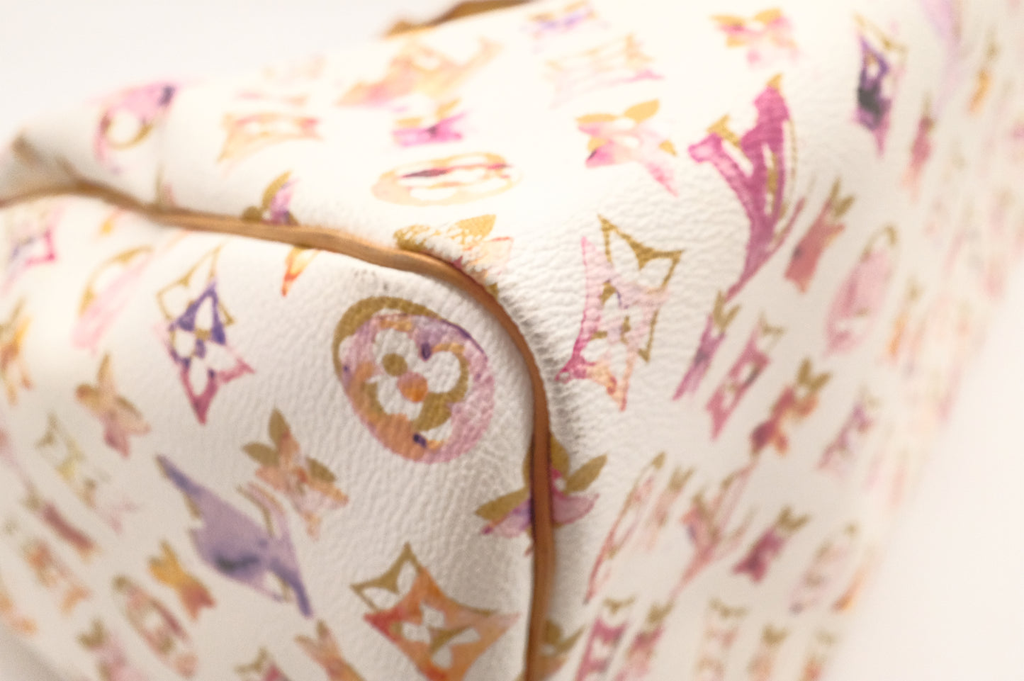 Louis Vuitton Speedy 35 in White Watercolor Monogram Canvas
