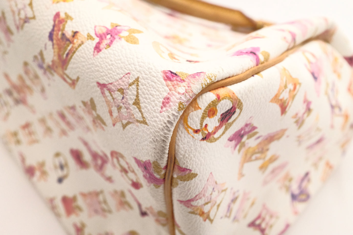 Louis Vuitton Speedy 35 in White Watercolor Monogram Canvas