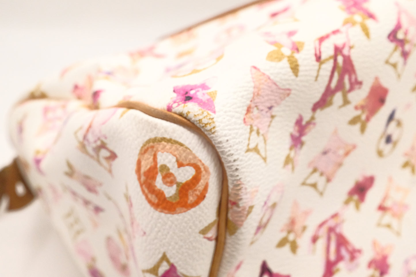 Louis Vuitton Speedy 35 in White Watercolor Monogram Canvas