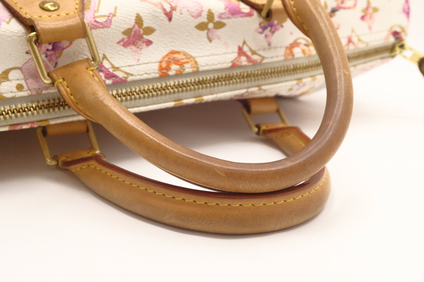 Louis Vuitton Speedy 35 in White Watercolor Monogram Canvas