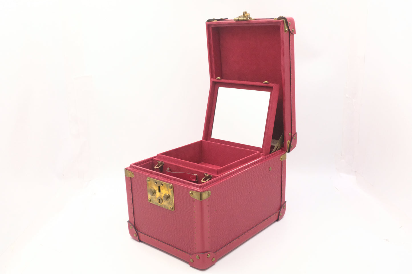 Louis Vuitton Boite Flacons in Red Epi Leather