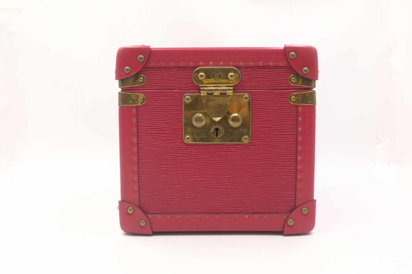 Louis Vuitton Boite Flacons in Red Epi Leather