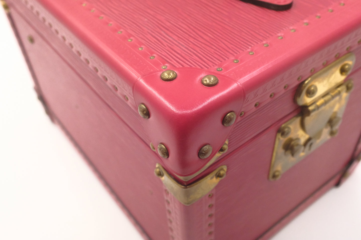 Louis Vuitton Boite Flacons in Red Epi Leather