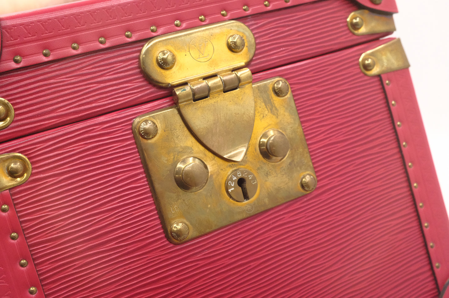 Louis Vuitton Boite Flacons in Red Epi Leather