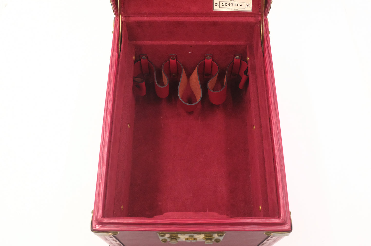 Louis Vuitton Boite Flacons in Red Epi Leather