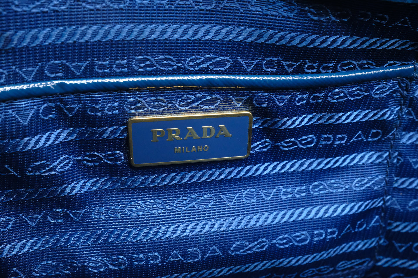Prada Handbag in Dark Green Saffiano Leather