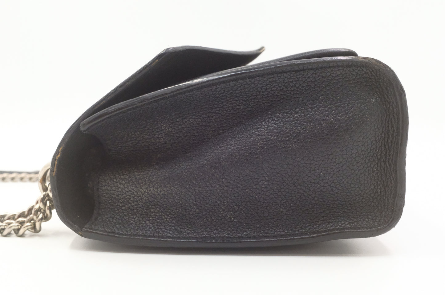 Louis Vuitton MyLockMe Chain Pochette in Black Leather