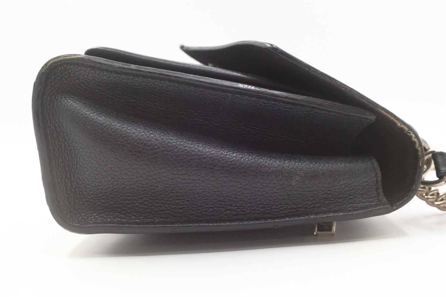 Louis Vuitton MyLockMe Chain Pochette in Black Leather