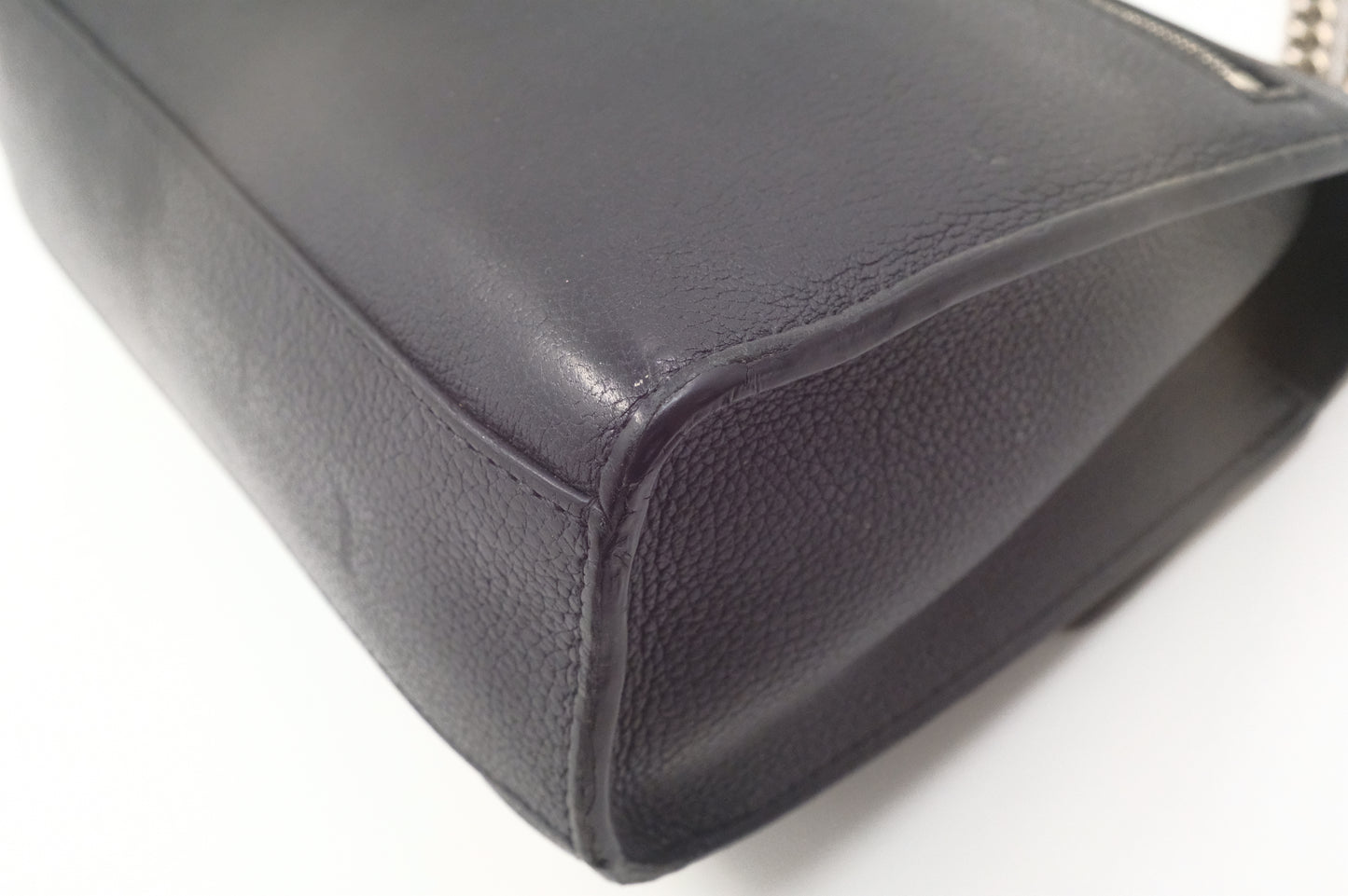 Louis Vuitton MyLockMe Chain Pochette in Black Leather