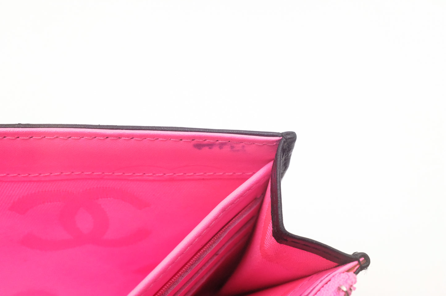 Chanel Long Cambon Wallet in Black Matelassé Leather