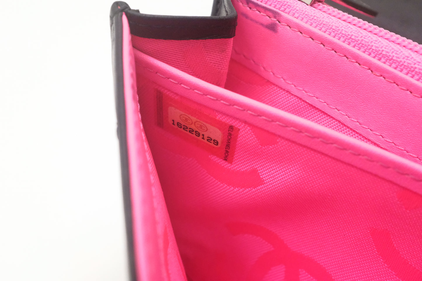 Chanel Long Cambon Wallet in Black Matelassé Leather