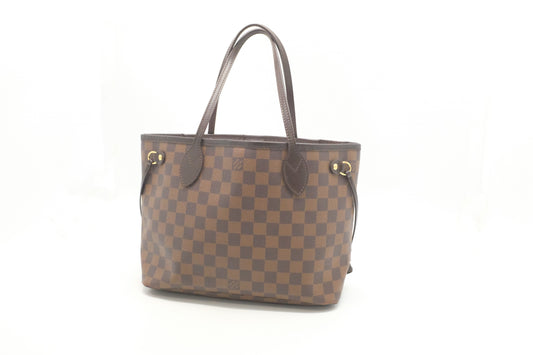 Louis Vuitton Neverfull PM in Damier Ebene Canvas