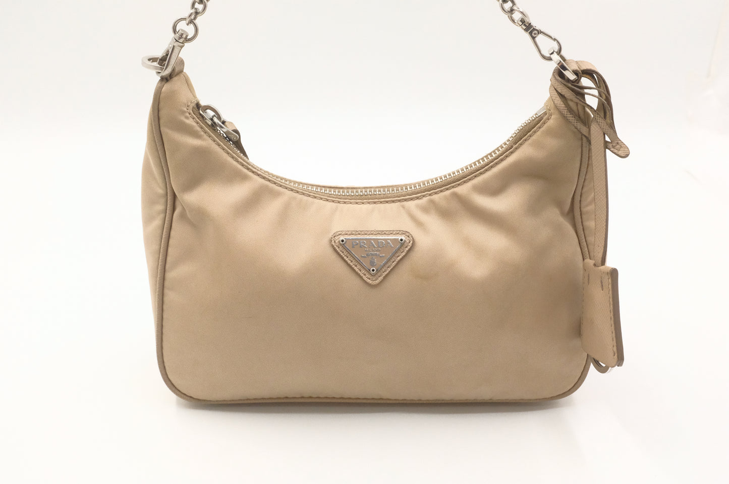 Prada Re-Edition 2005 in Beige Nylon