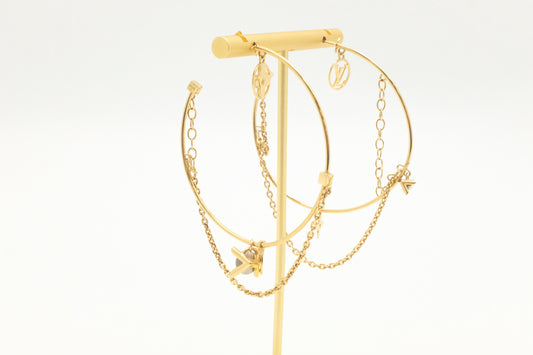 Louis Vuitton Roman Holiday Hoop Earrings