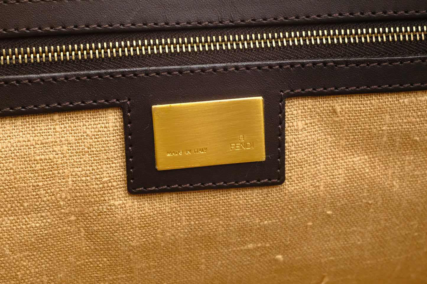 Fendi Handbag in Zucca Canvas