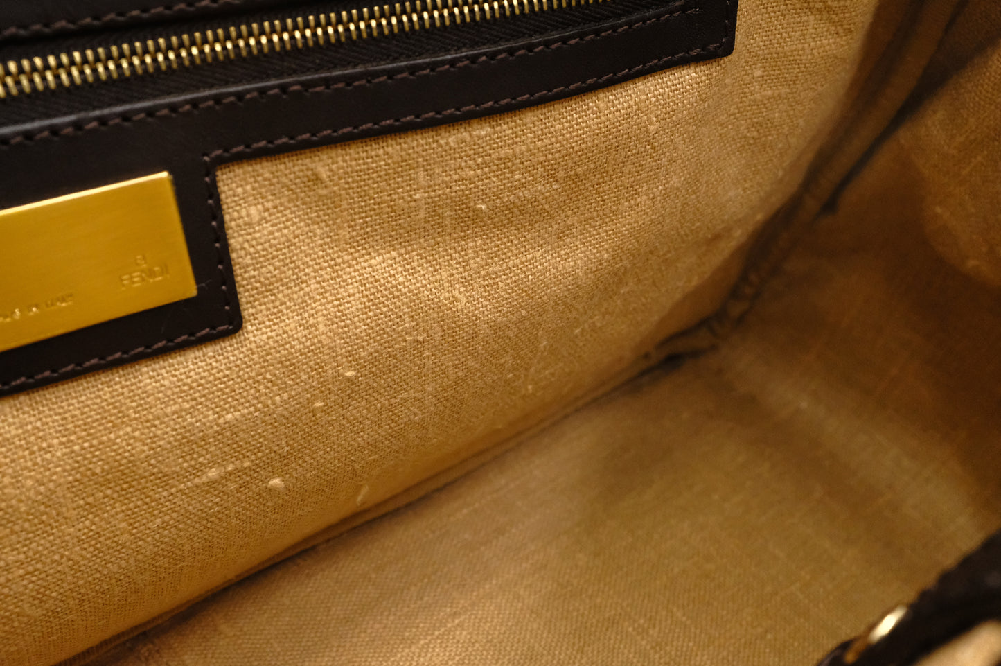Fendi Handbag in Zucca Canvas