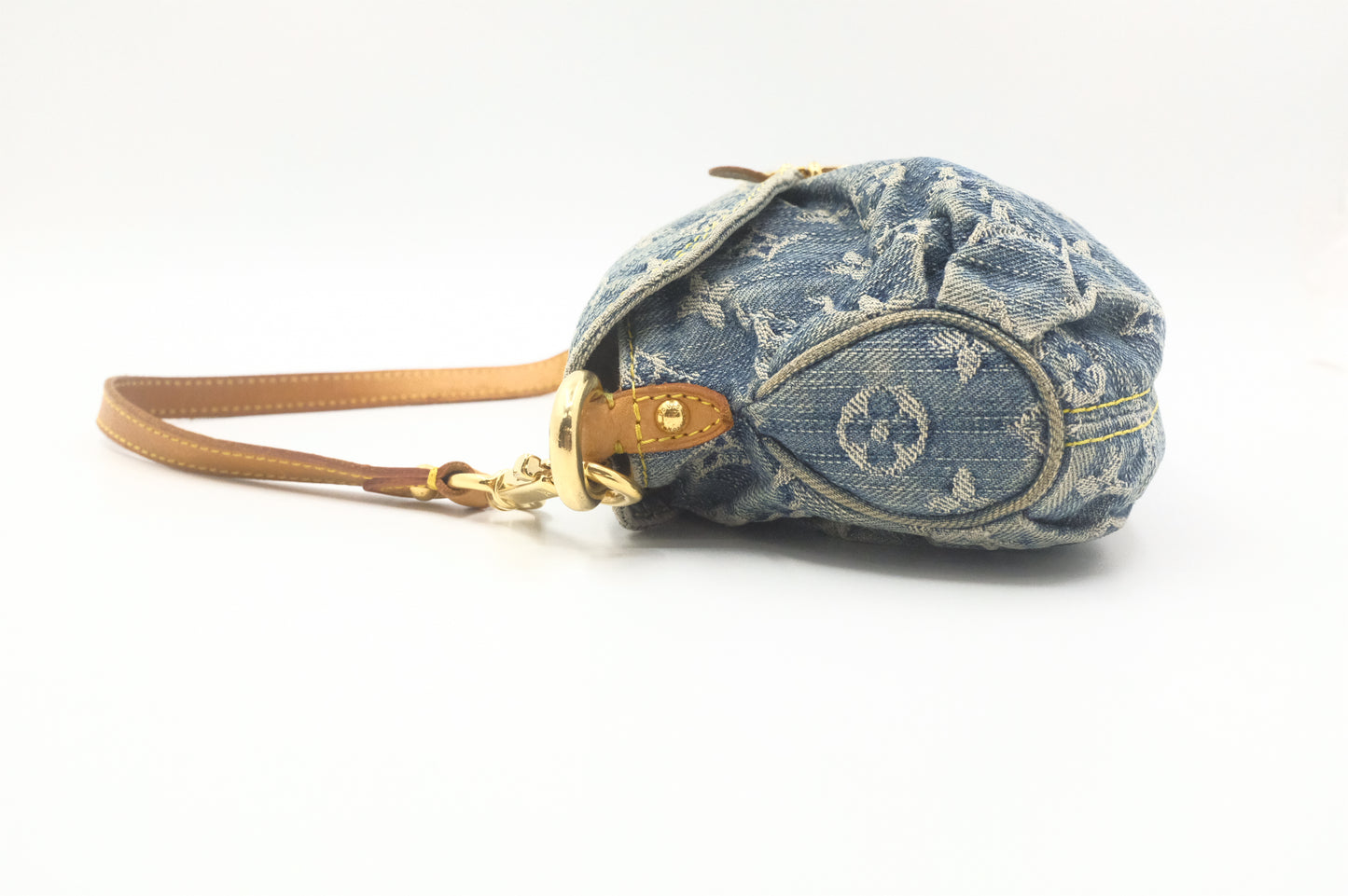 Louis Vuitton Mini Pleaty in Blue Denim Canvas