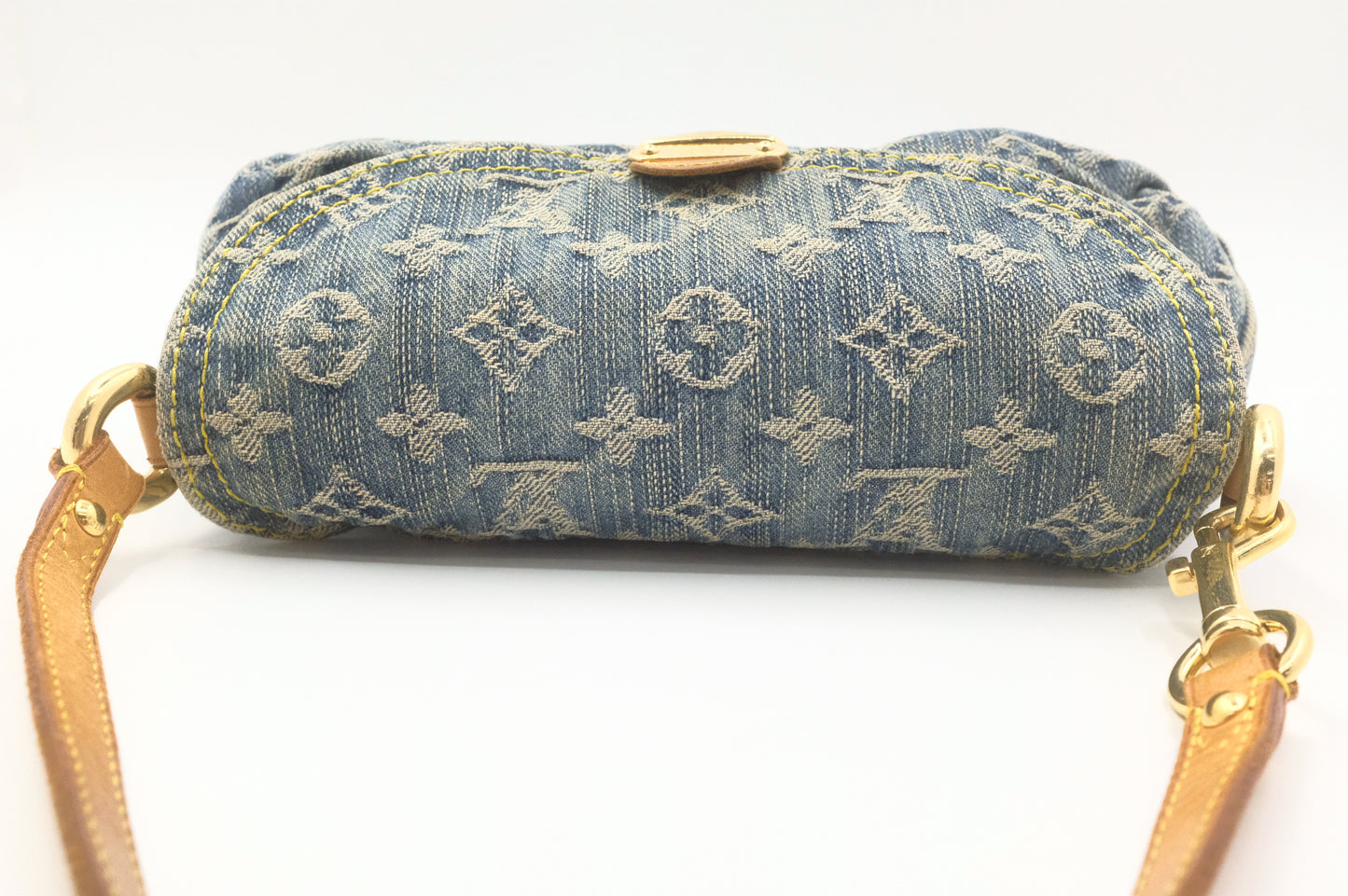 Louis Vuitton Mini Pleaty in Blue Denim Canvas