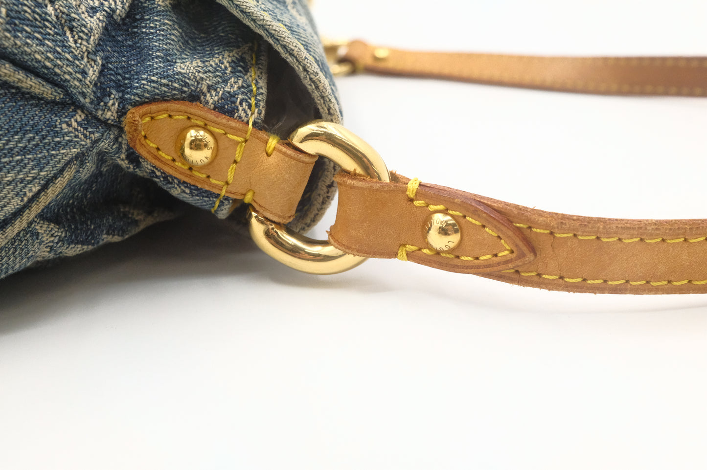 Louis Vuitton Mini Pleaty in Blue Denim Canvas