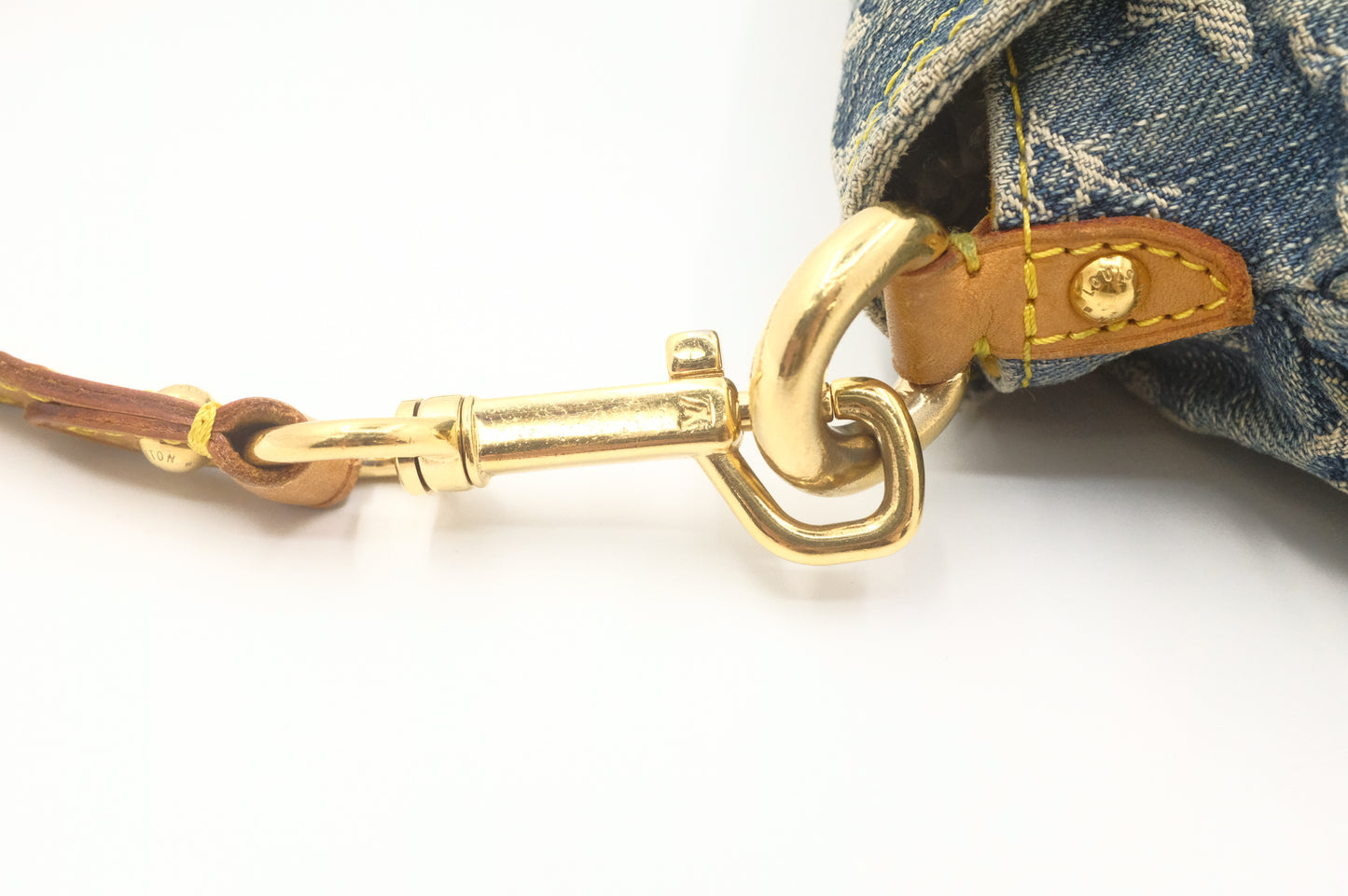 Louis Vuitton Mini Pleaty in Blue Denim Canvas