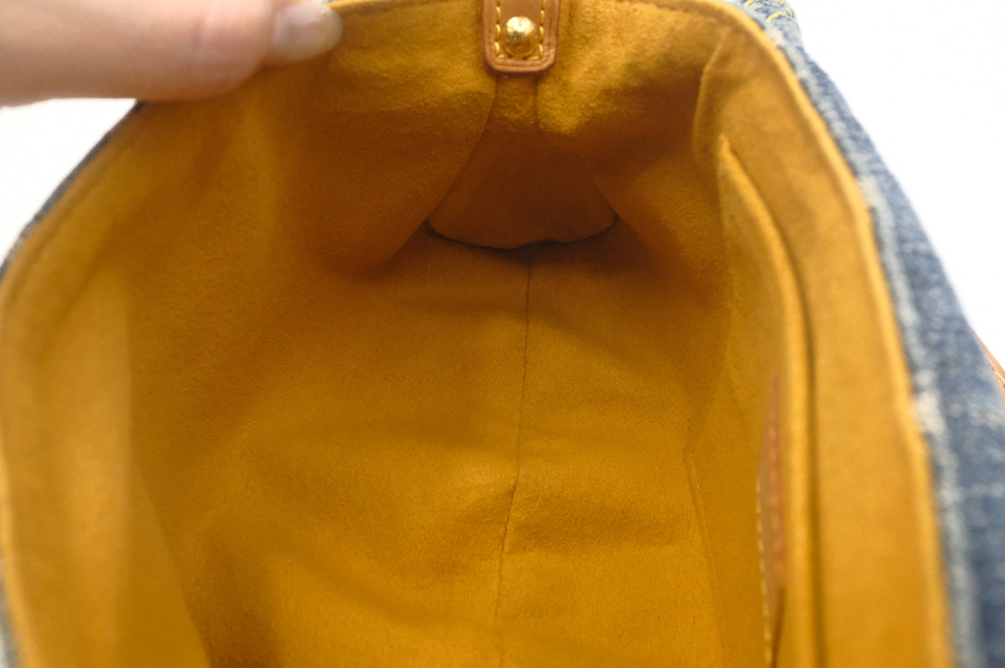 Louis Vuitton Mini Pleaty in Blue Denim Canvas