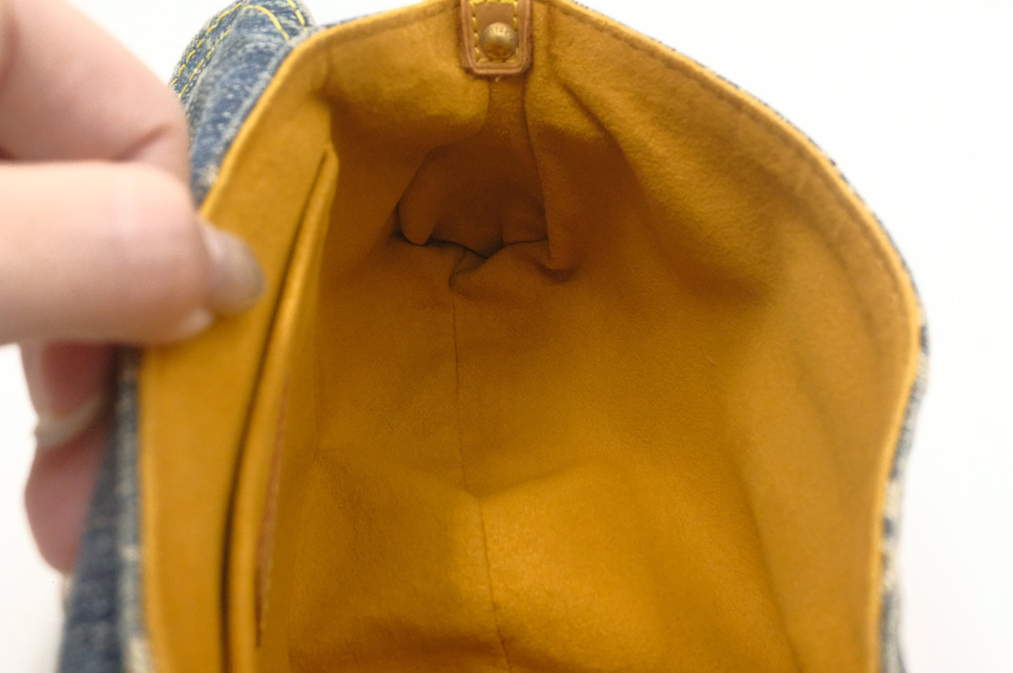 Louis Vuitton Mini Pleaty in Blue Denim Canvas