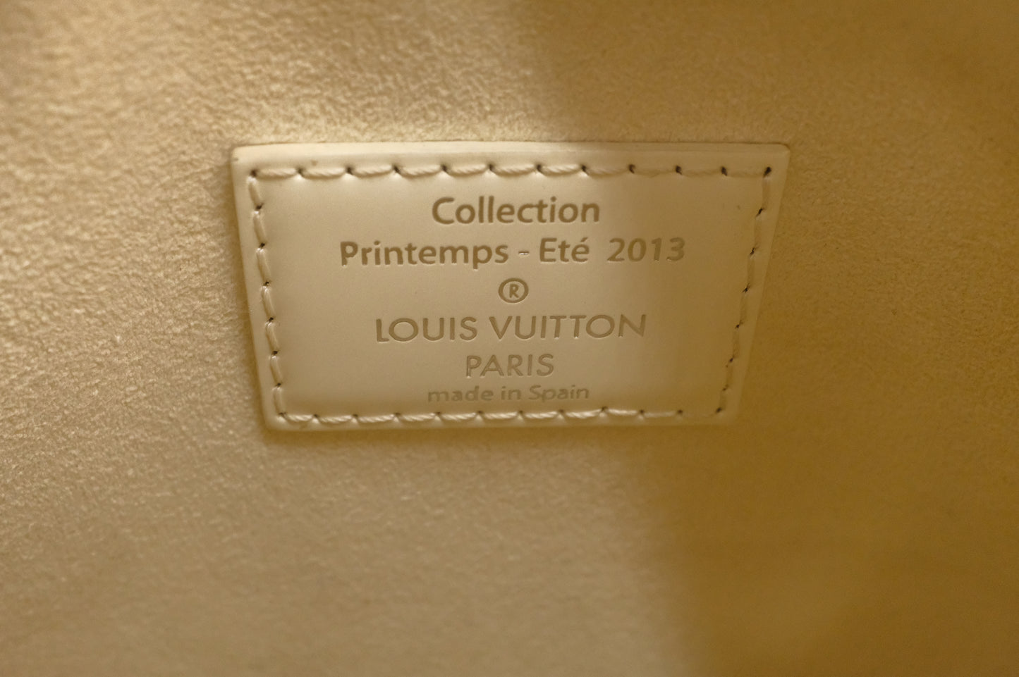 Louis Vuitton Speedy Cube in White Damier Facette Leather