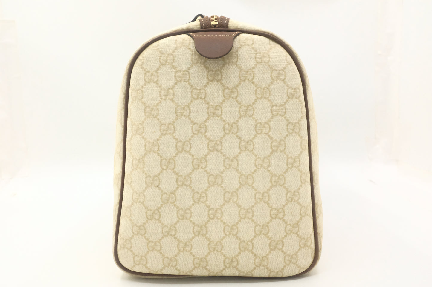 Gucci Boston Bag in Ivory GG Supreme Canvas