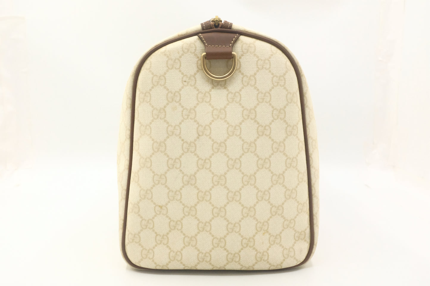 Gucci Boston Bag in Ivory GG Supreme Canvas