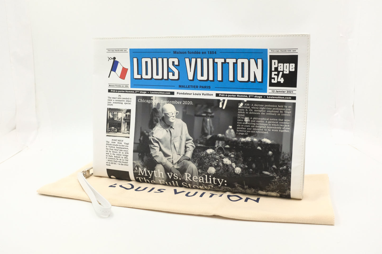 Louis Vuitton Newspaper Clutch