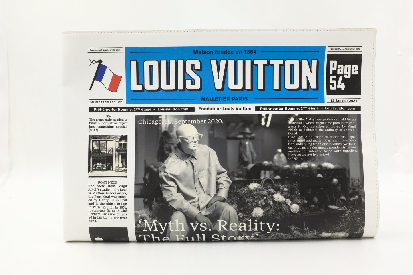 Louis Vuitton Newspaper Clutch