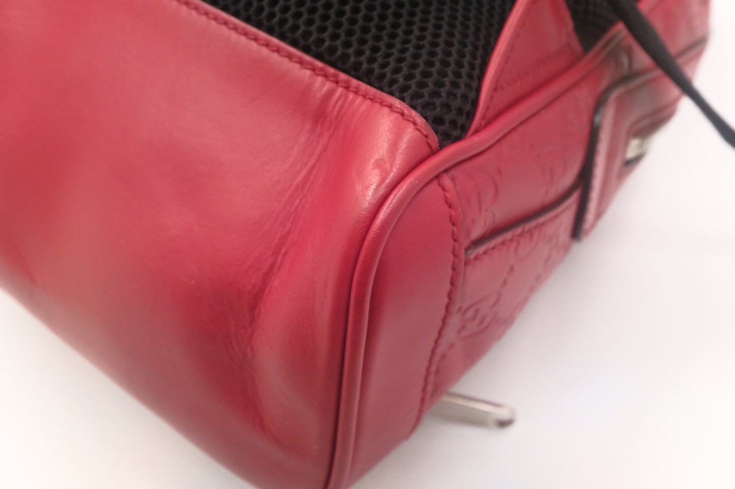 Gucci Backpack in Red Guccissima Leather