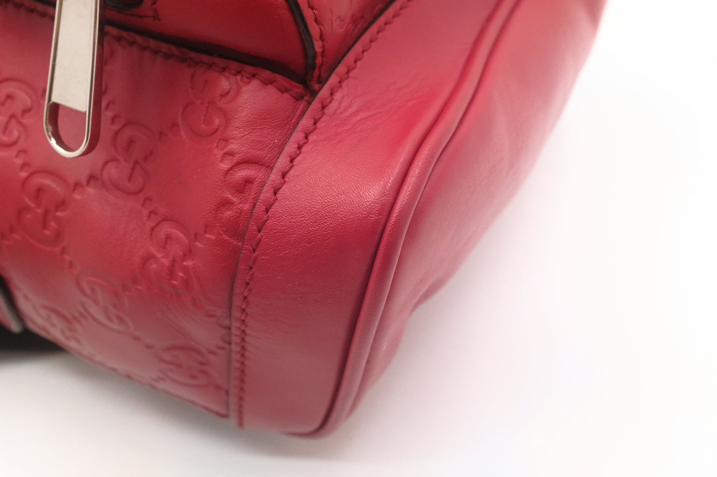 Gucci Backpack in Red Guccissima Leather