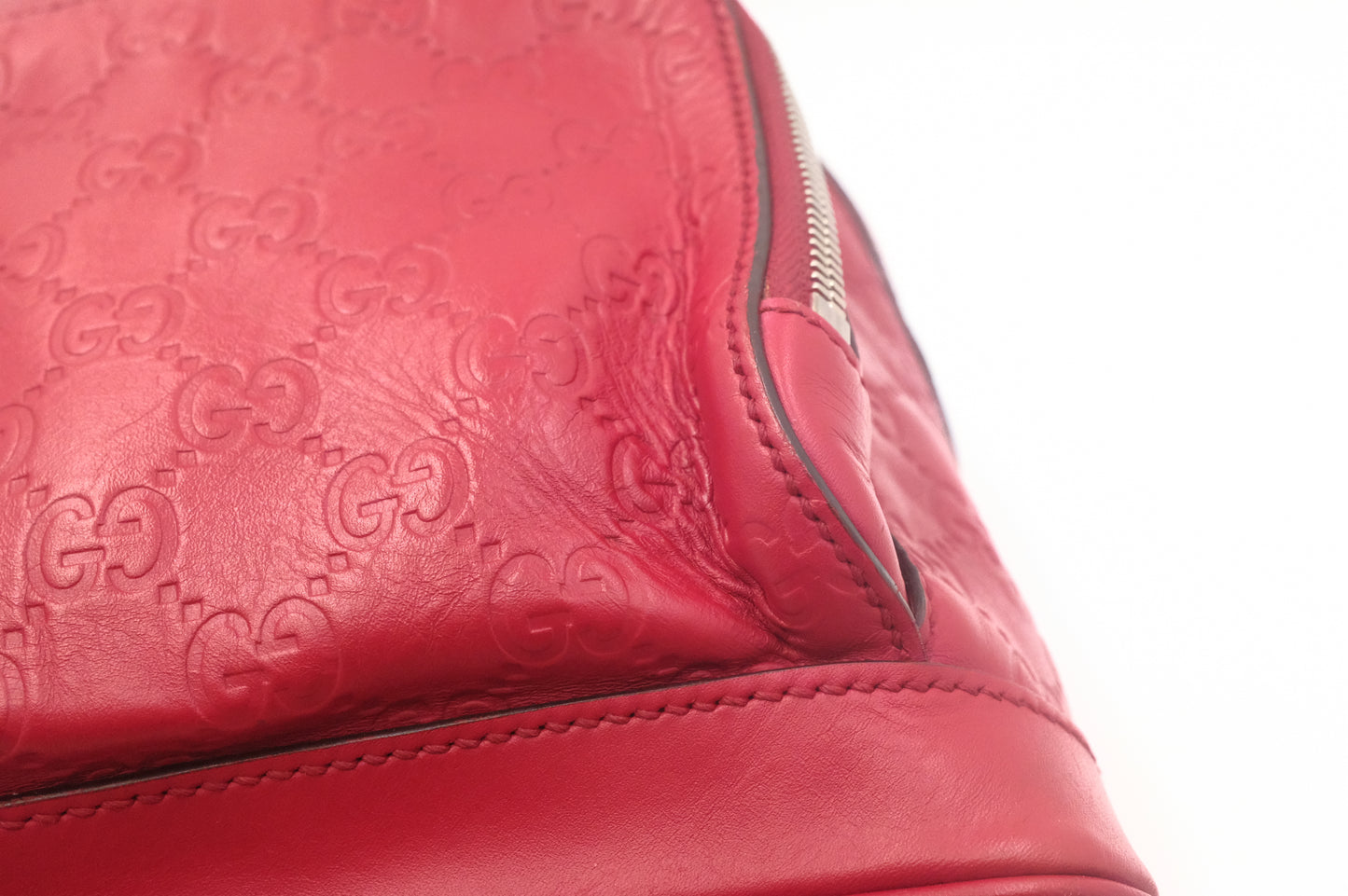 Gucci Backpack in Red Guccissima Leather