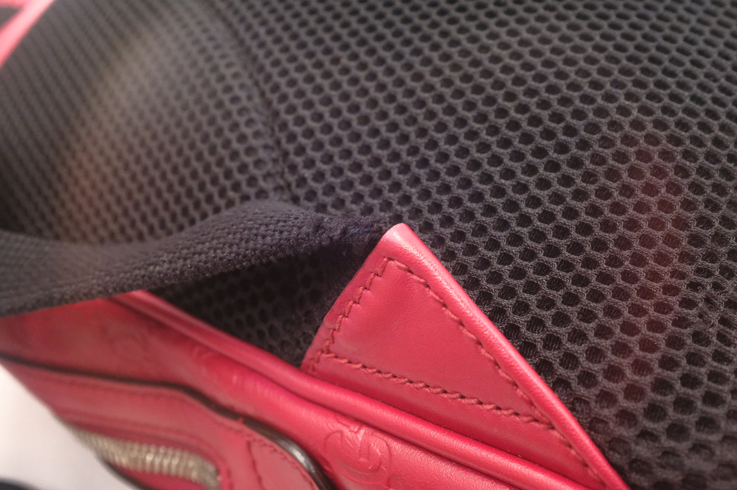 Gucci Backpack in Red Guccissima Leather