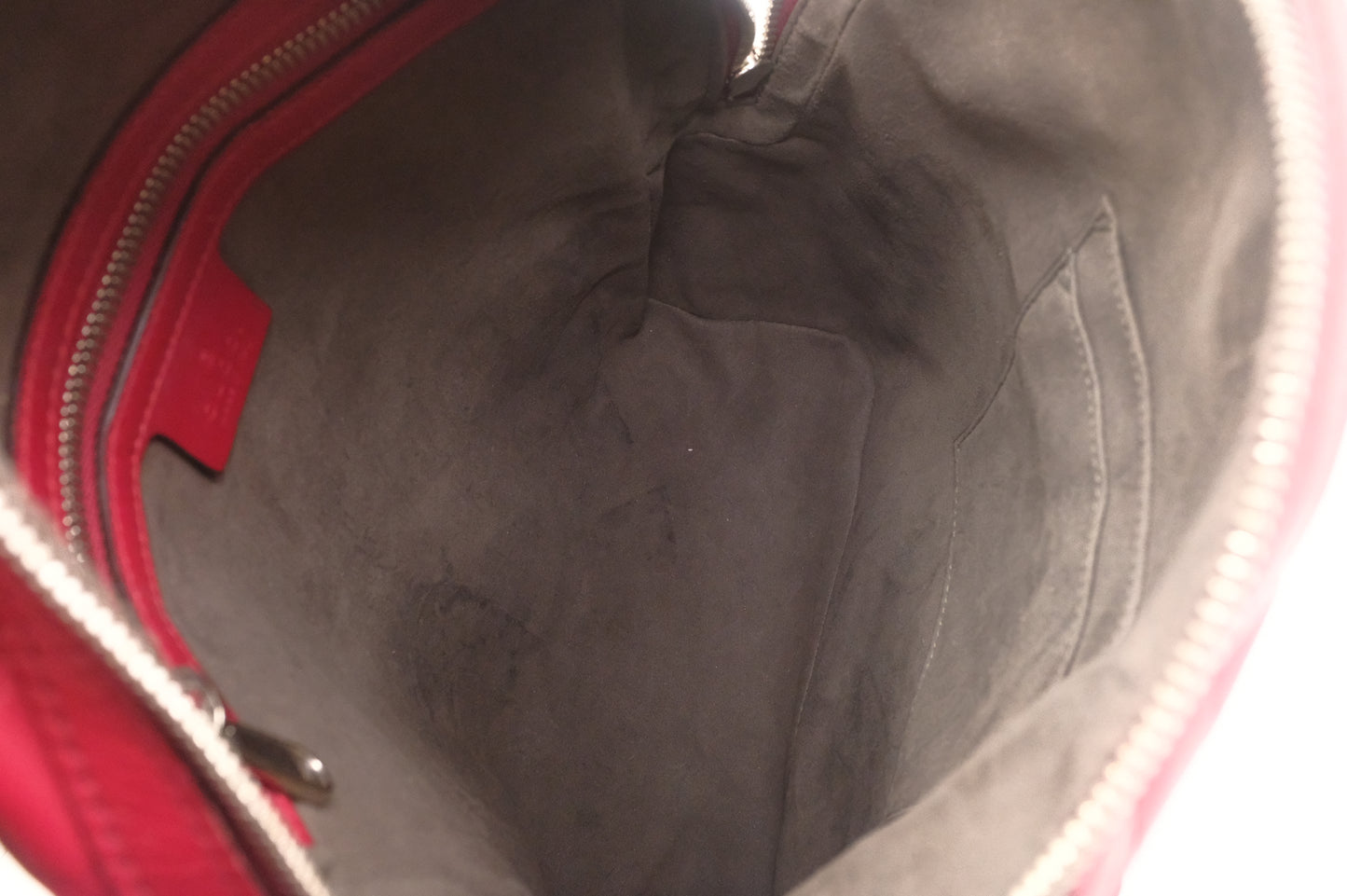 Gucci Backpack in Red Guccissima Leather