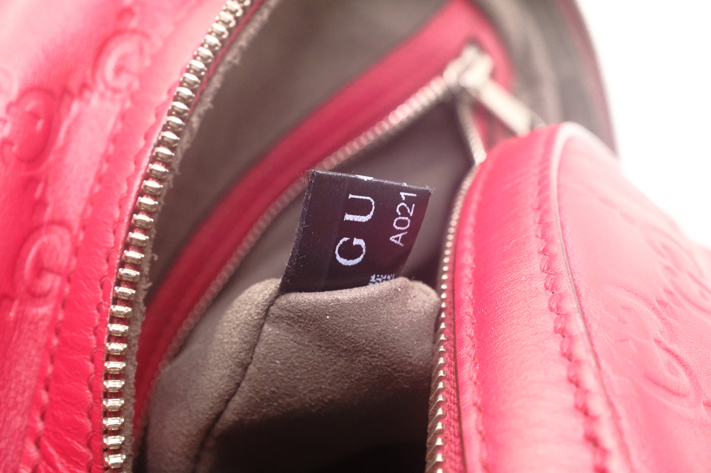 Gucci Backpack in Red Guccissima Leather