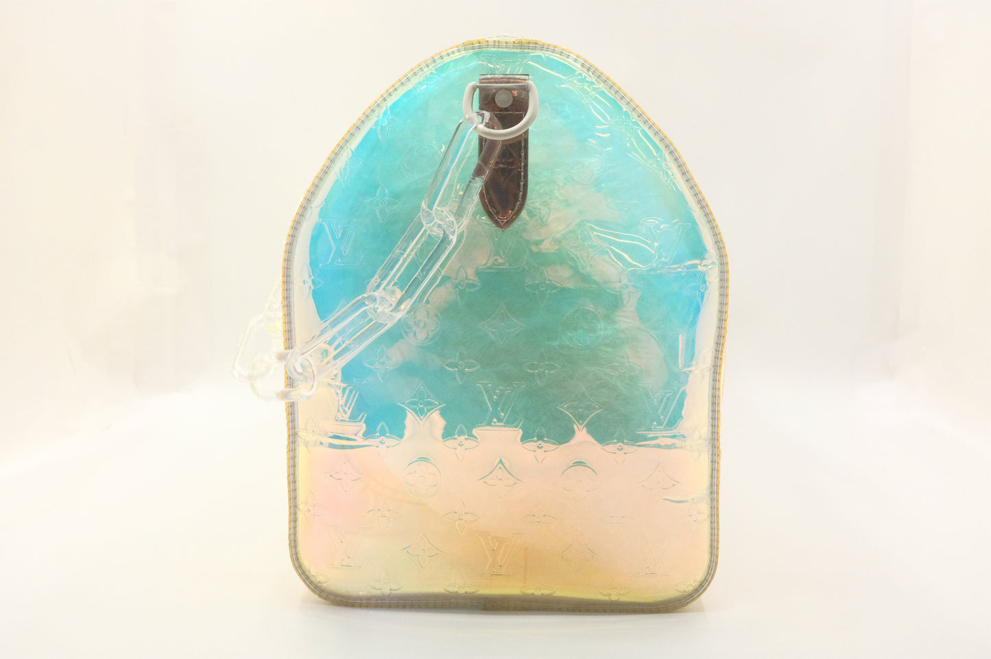 Louis Vuitton Keepall 50 Bandouliere in Prism PVC Monogram Canvas