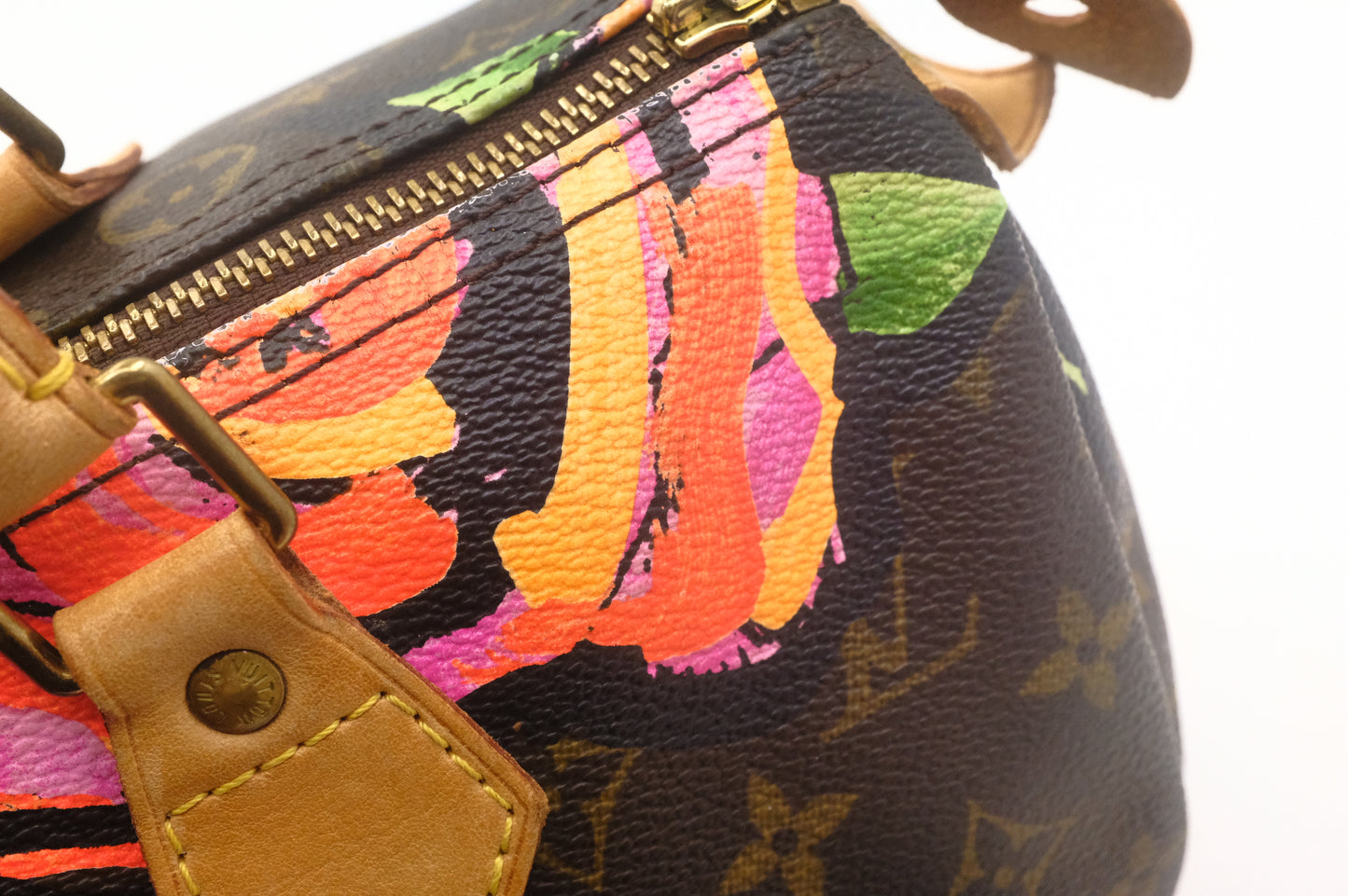 Louis Vuitton x Stephen Sprouse Speedy 30 in Roses Monogram Canvas