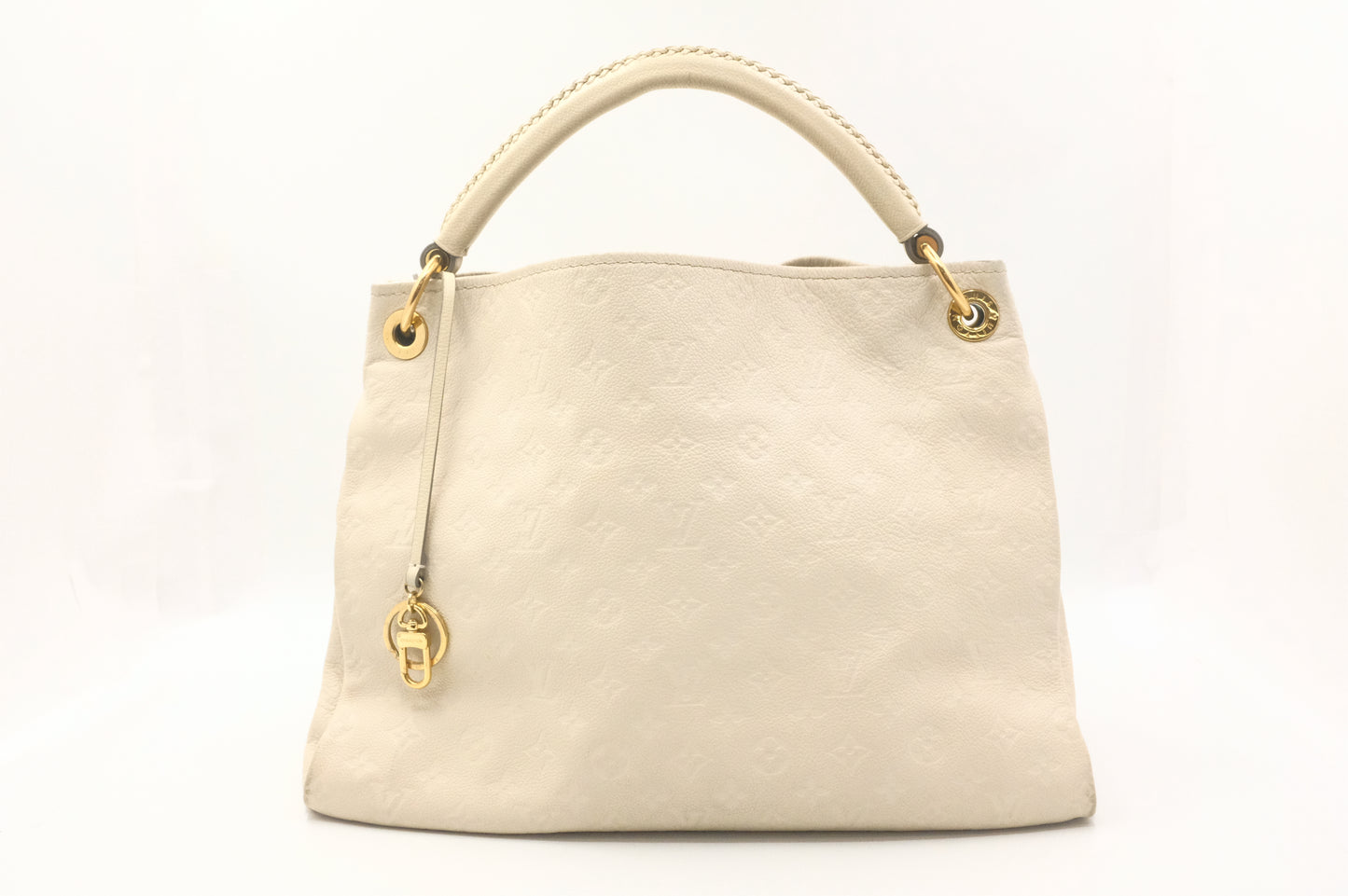 Artsy MM in Neige Empreinte Leather