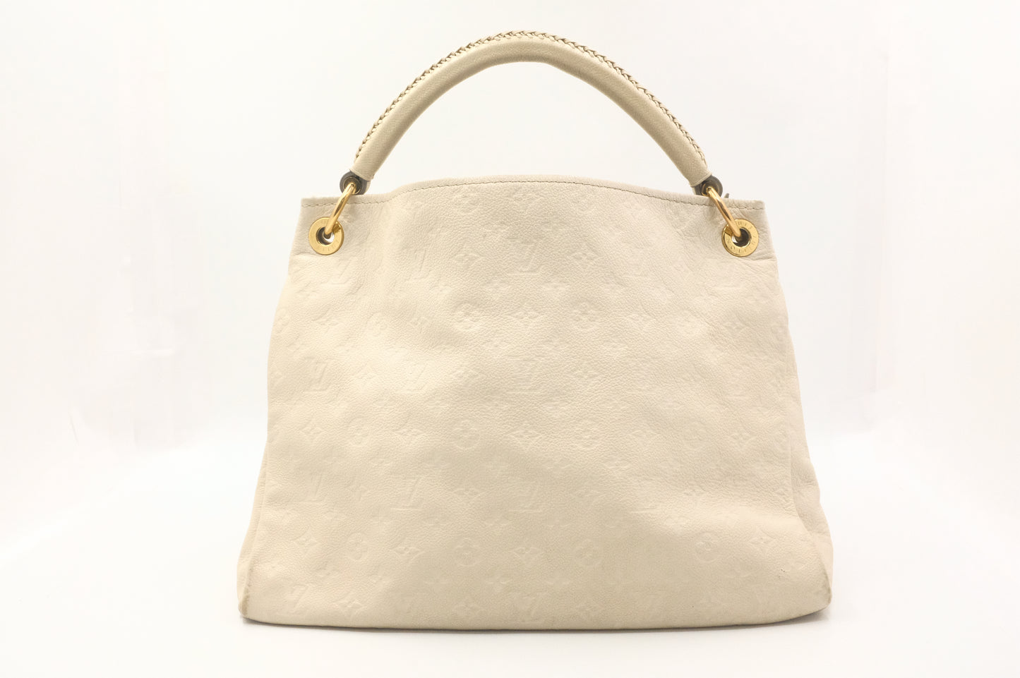 Artsy MM in Neige Empreinte Leather