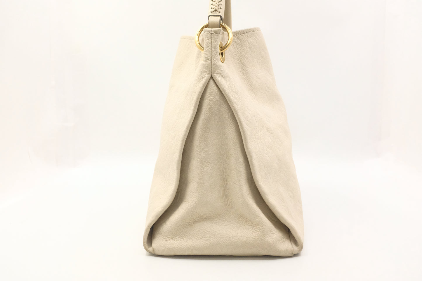 Artsy MM in Neige Empreinte Leather