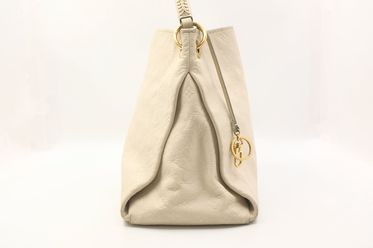 Artsy MM in Neige Empreinte Leather