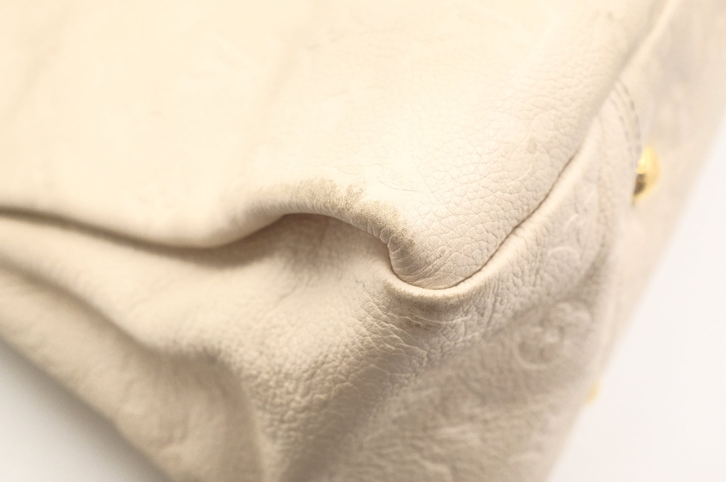 Artsy MM in Neige Empreinte Leather