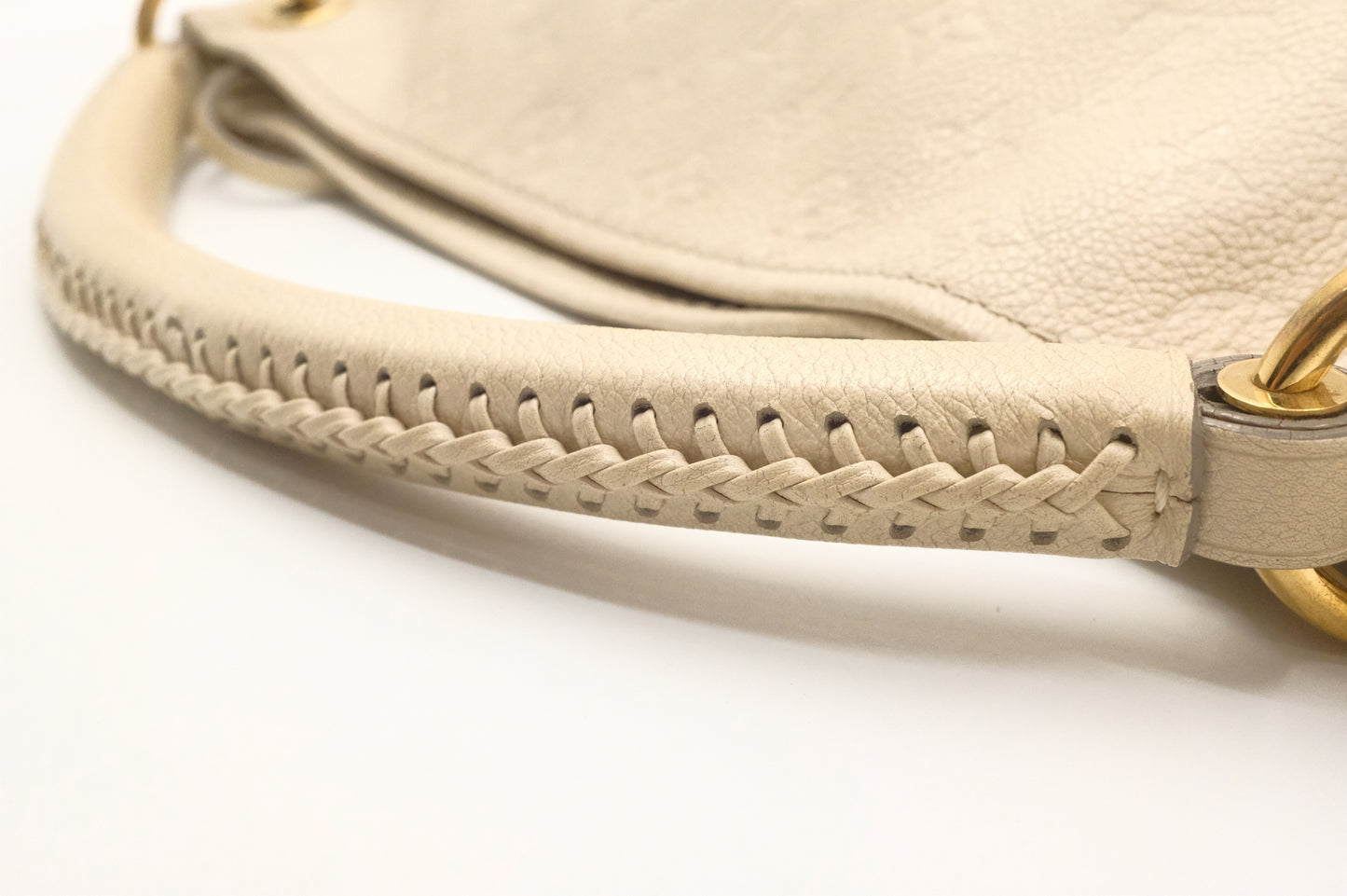 Artsy MM in Neige Empreinte Leather